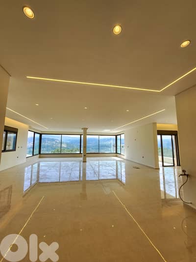 275 SQM Luxurious Apartment in Broumana (Ouyoun) + Mountain View