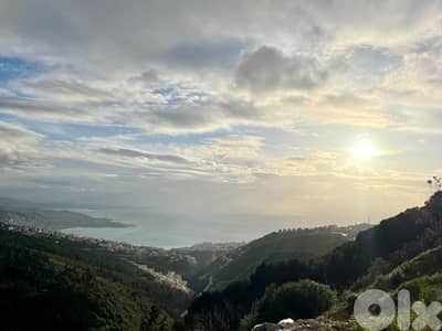 4000 SQM Land for Sale in Kfour with An Amazing SeaView!