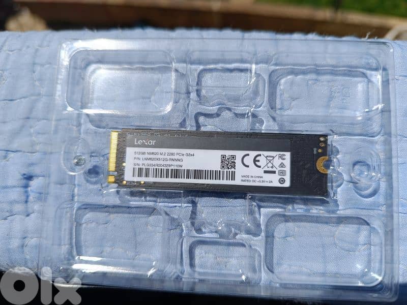 512Gb SSD lexar m. 2 2280 PCIe gen3x4 NVMe 1