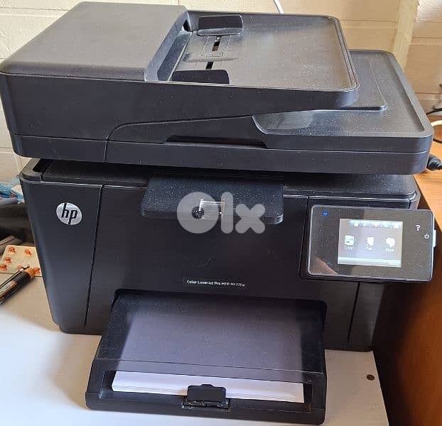 used like new hp printer mfp177fw   4 in 1 wifi,network, duplex 2