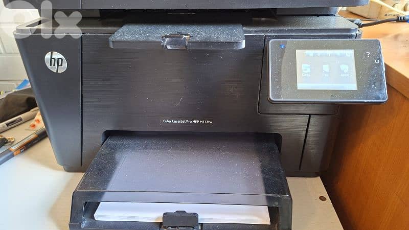 used like new hp printer mfp177fw   4 in 1 wifi,network, duplex 3