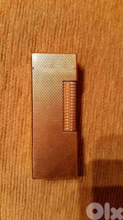 gold plate dunhill lighter england
