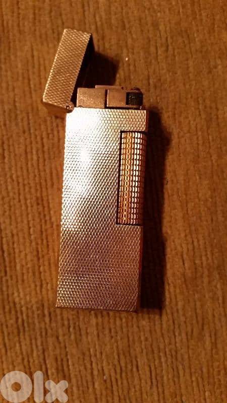 gold plate dunhill lighter england 1