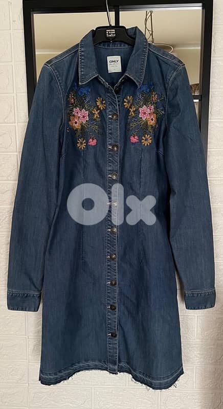 ONLY new in tag denim dress 4