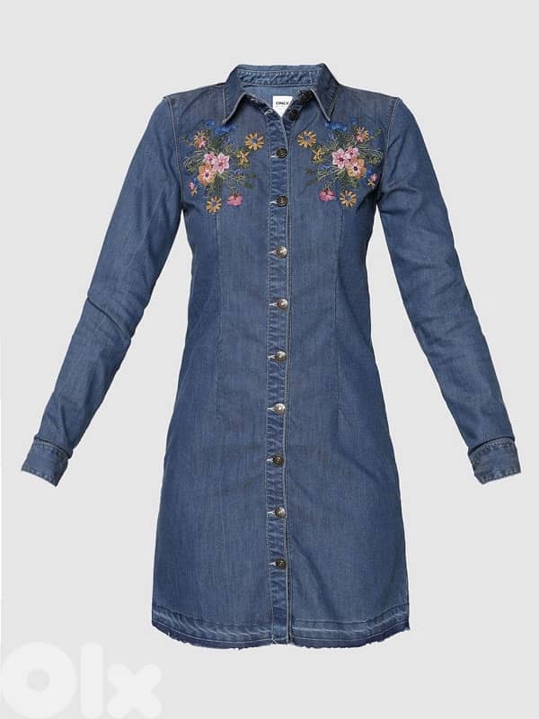 ONLY new in tag denim dress 6