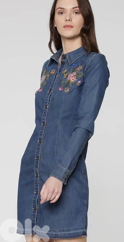 ONLY new in tag denim dress 8