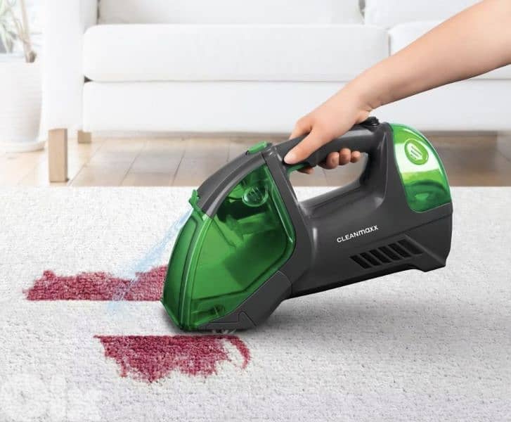 CLEANmaxx recheargeable Handheld Upholstery and Carpet Cleaner 10