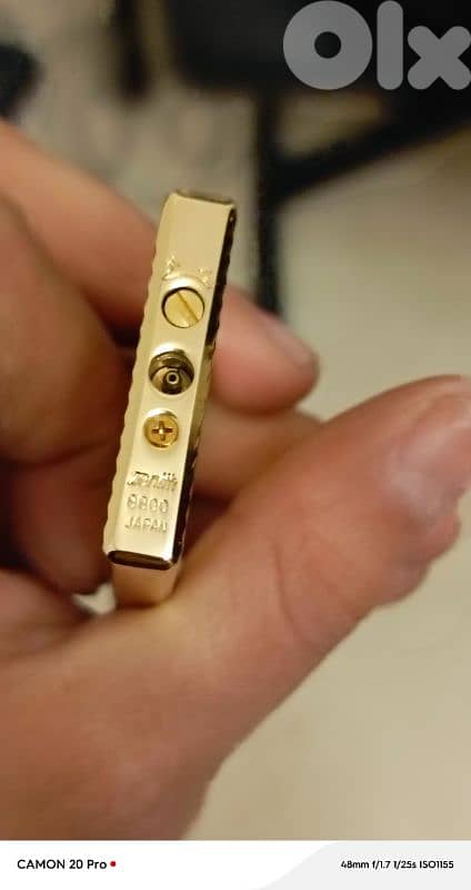 zenith 8800 gold plated lighter still new 2