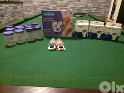 electric breast pumping machine 2 in 1 with extra spare parts and acc