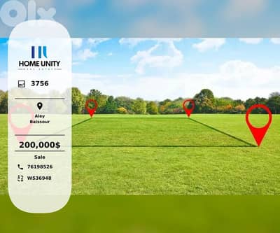 Land for Sale in Baissour, Aley