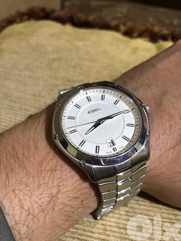 EBEL CLASSIC SPORT 42MM SAPHHIRE CRYSTAL SWISS MADE SWITZERLAND LIKEne 9