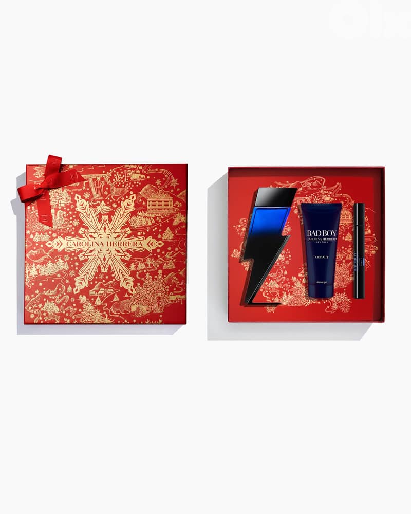 Carolina Herrera Set Bad Boy Cobalt Elixir 100ml Eau de Parfum, 100ml Shower Gel and 10ml Megaspritzer 1