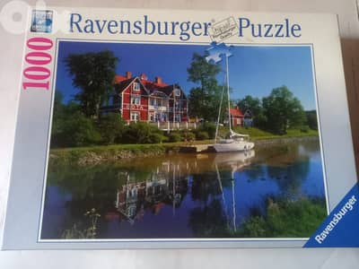 1000-piece puzzle . Göta Canal in Sweden,by Ravensburger.
