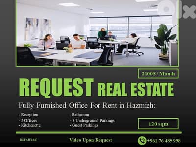 Office For Rent In Hazmieh مكتب للايجار في الحازمية