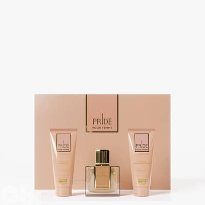 Rue Broca Pride Femme Gift Set (EDP 100 mL + Body Lotion 100 mL + Shower Gel 100 mL) (Women)