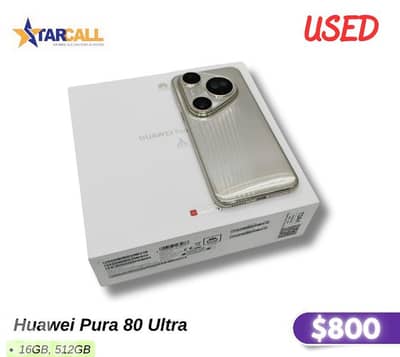 Huawei Pura 80 ultra used
