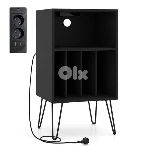 Costway Costway Turntable Stand with Charging 1