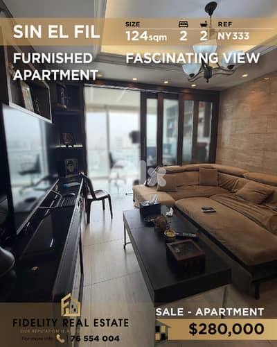 Apartment for sale in Sin El Fil NY333 شقة للبيع في سن الفيل