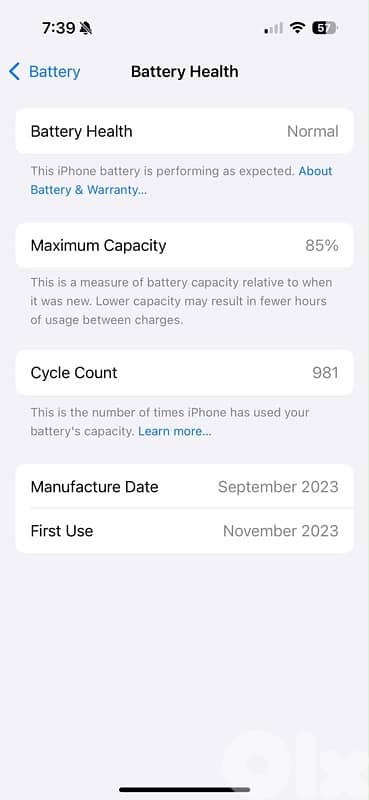 Iphone 15 pro used 2