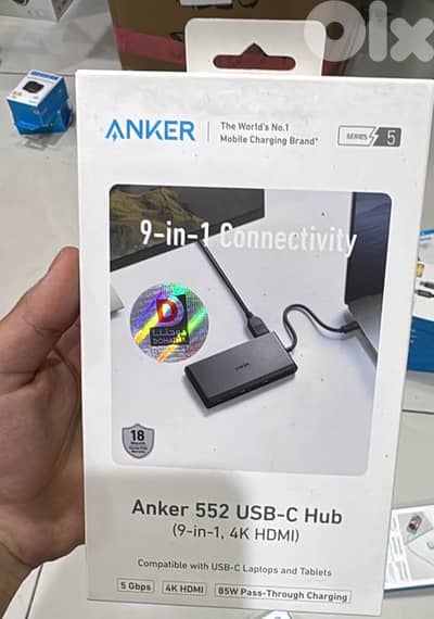 Anker 552 Usb-c Hub 9 in 1 A8373H11