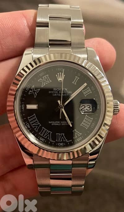 Rolex Datejust II 41mm Roman Dial