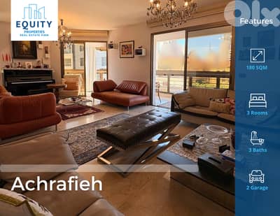 180 SQM Apartment For Sale In Achrafieh شقة للبيع #JZ29824