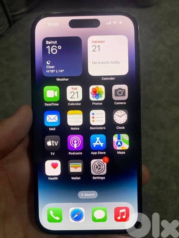 14 pro with box 256gb never repaired 1