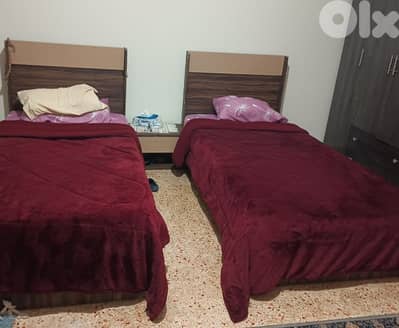 غرف نوم  مفرد ونص  ومجوز