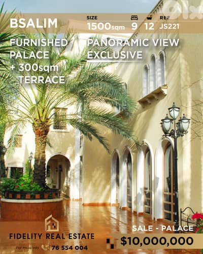 Palace for sale in Bsalim JS221 قصر  للبيع في بصاليم