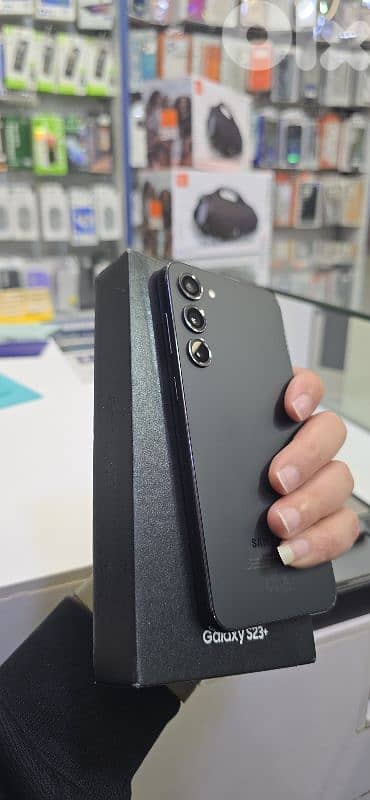 samsung s23 plus black 2 sim like new