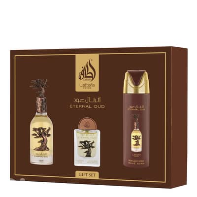 Lattafa Eternal Oud 3-Piece Gift Set – Unisex