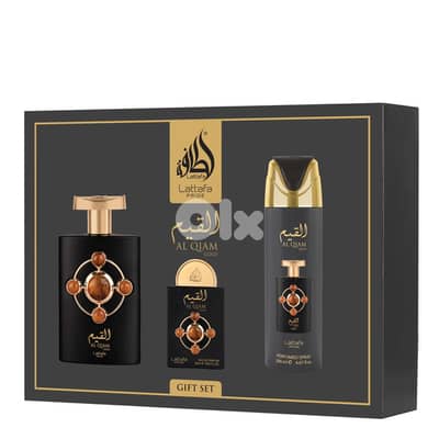 Lattafa Al Qiam Gold 3-Piece Gift Set – For Women