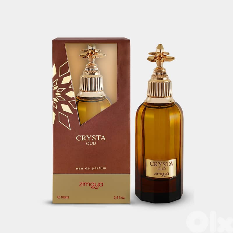 Zimaya Crysta Oud Eau de Parfum 100 mL – Unisex 1