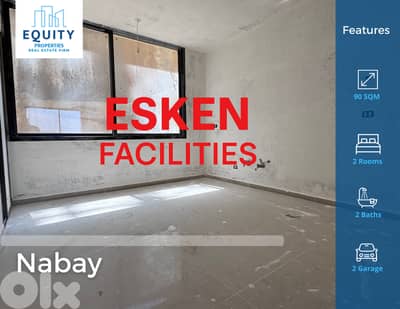 90 SQM Apartment For Sale In Nabay With Eskan شقة للبيع #RH30157