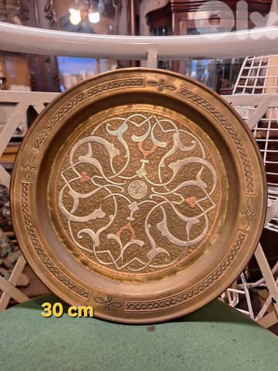 صحن انتيك منزل فضة رائع جدا ومميز