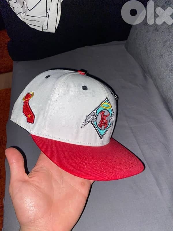 MLB Pro Standard Retro Vintage Los Angeles Angels Snapback Hat 3
