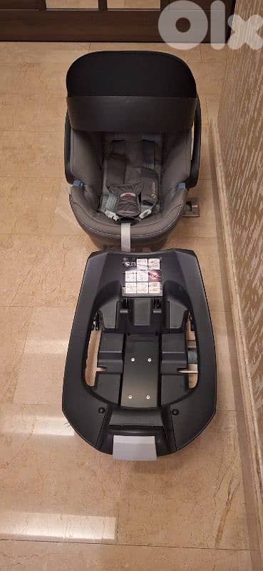 1st age car seat and base-fix 1