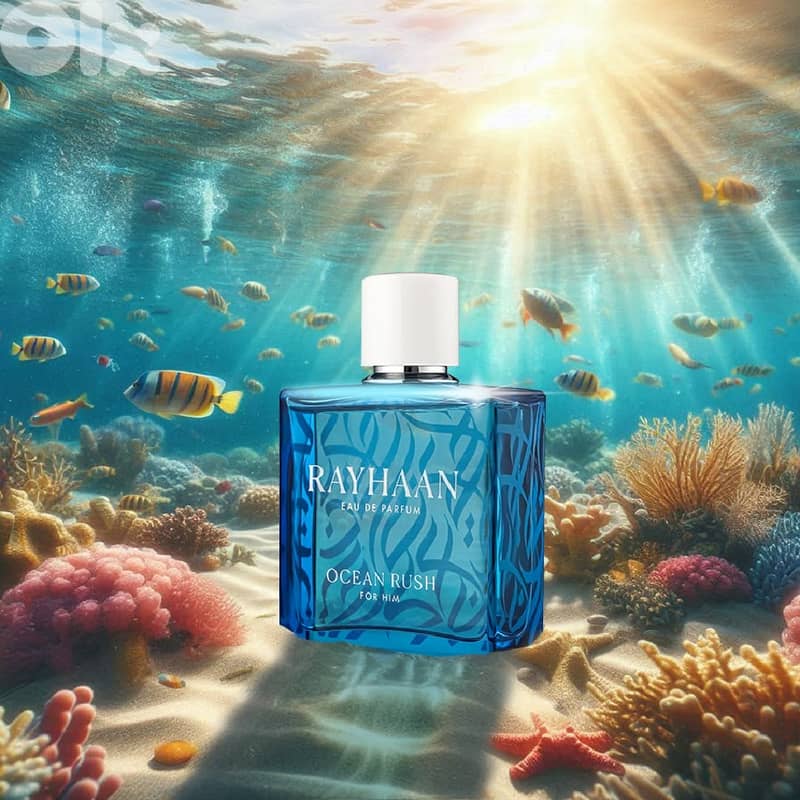 Rayhaan – Ocean Rush Eau de Parfum 100 mL – For Men 1