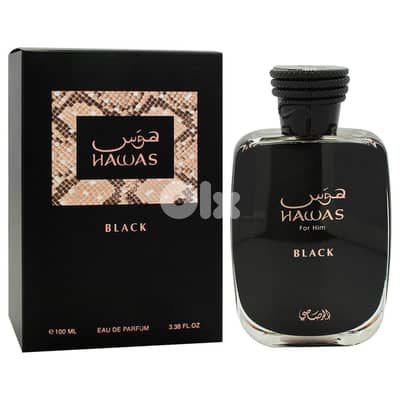 Rasasi Hawas Black Eau De Parfum 100 mL – For Men