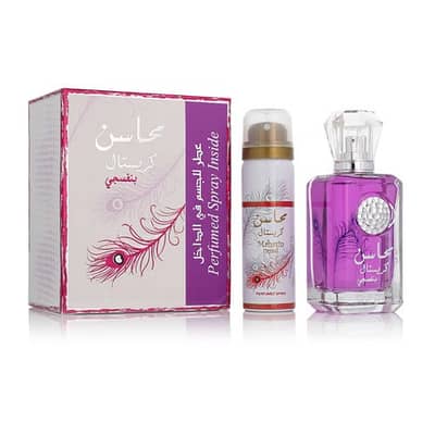 Lattafa Mahasin Crystal Violet Eau de Parfum 100 mL – For Women