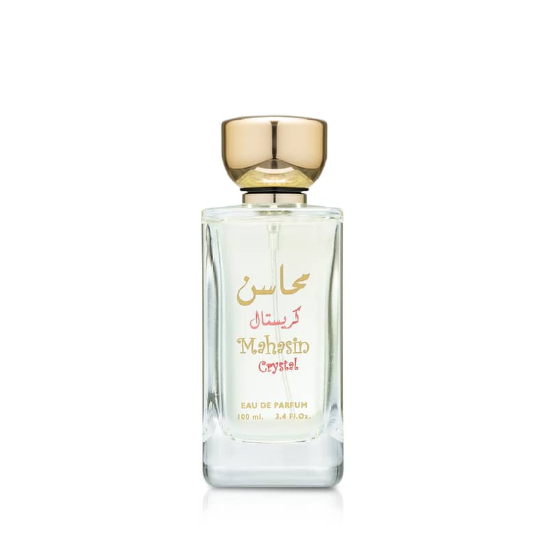 Lattafa Mahasin Crystal Eau de Parfum 100 mL + 50 mL Deodorant Set – For Women 2