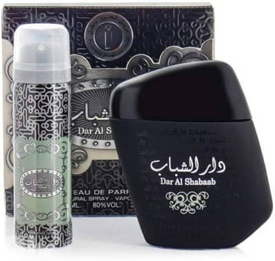 Lattafa Ard Al Zaafaran Dar Al Shabaab Eau De Parfum 100 mL + Deodorant 50 mL – For Men