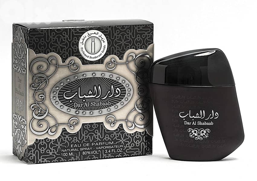Lattafa Ard Al Zaafaran Dar Al Shabaab Eau De Parfum 100 mL + Deodorant 50 mL – For Men 1