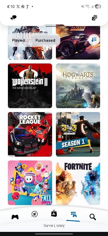 ps4 slim with account 2