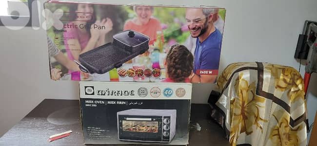electric grill+oven