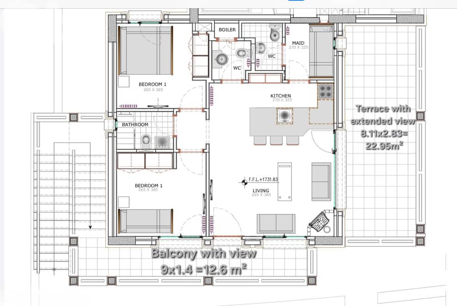 Chalet for sale in Faqra/ Open View/ Calm area 5
