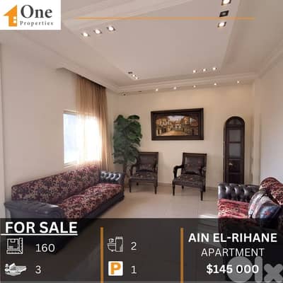 APARTMENT FOR SALE IN AIN EL RIHANE