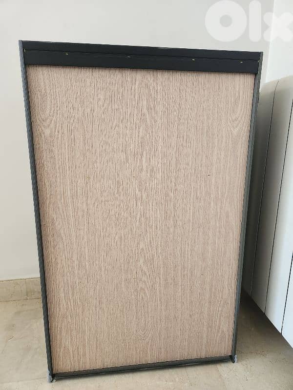 bathroom storage box with a black mirror door. 5