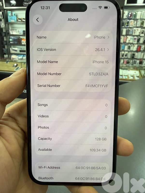 IPHONE 15 128GB USED 5