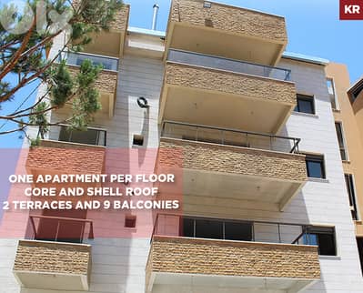 Terrace,7 balconies, Baabdat, Qennabet/بعبدات, قنابة REF#KR135303
